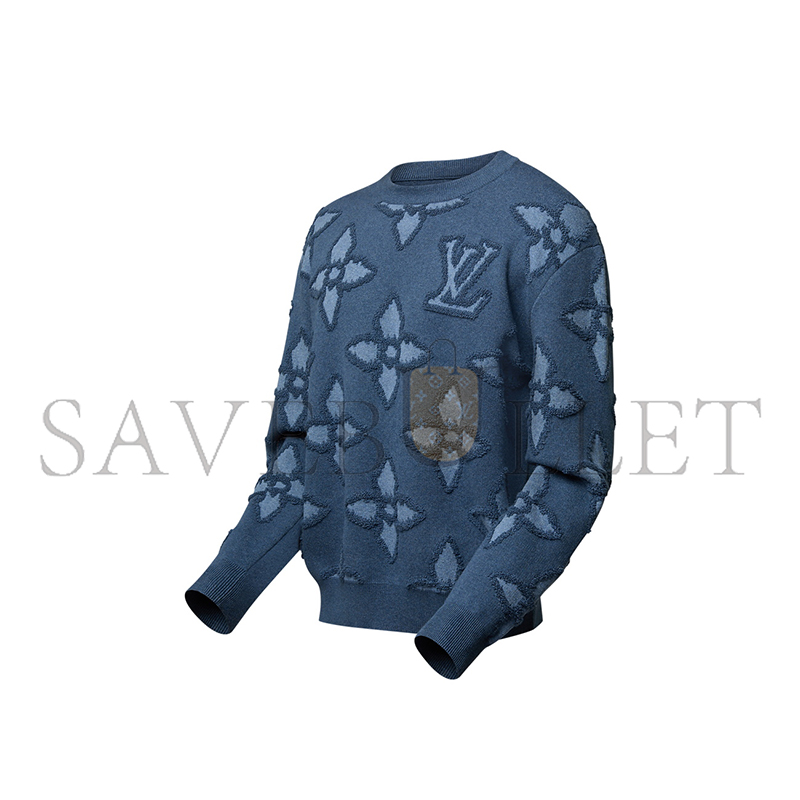 LOUIS VUITTON SUÉTER DE ALGODÃO TEXTURIZADO 1AGJRF LOUIS VUITTON SUÉTER DE ALGODÃO TEXTURIZADO 1AGJRF